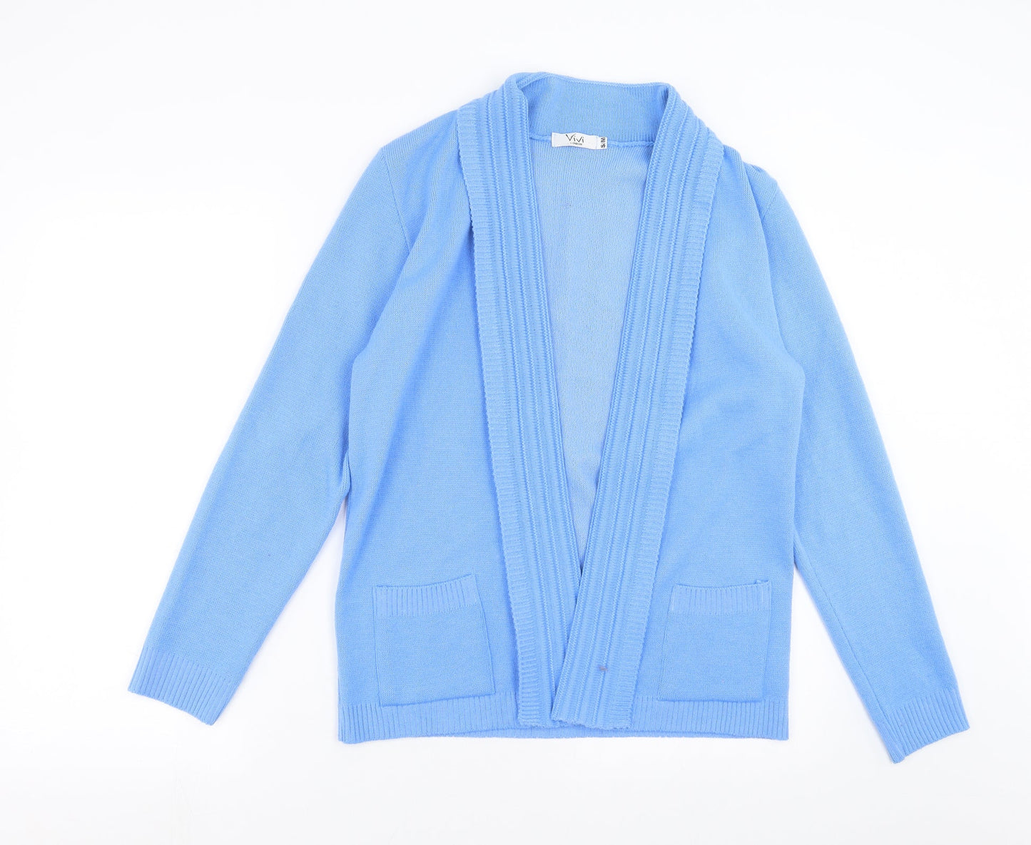 Vivi London Womens Blue  Knit Cardigan Jumper Size S