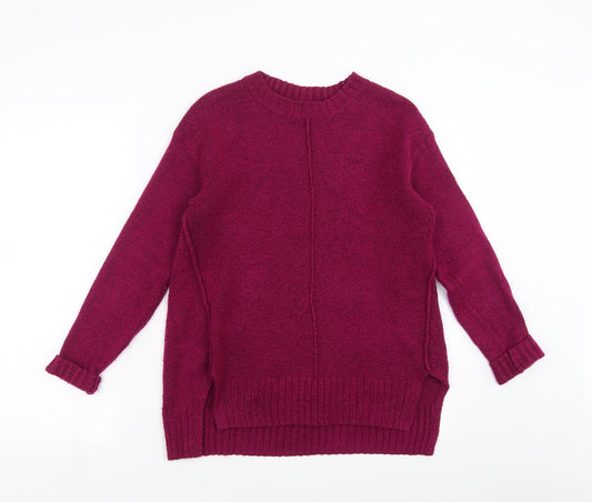 Marks and Spencer Womens Purple  Knit Pullover Jumper Size S