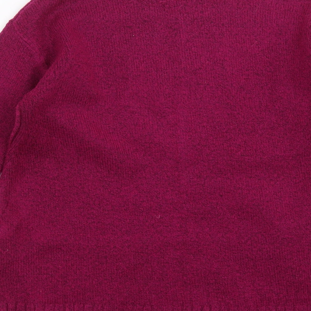 Marks and Spencer Womens Purple  Knit Pullover Jumper Size S