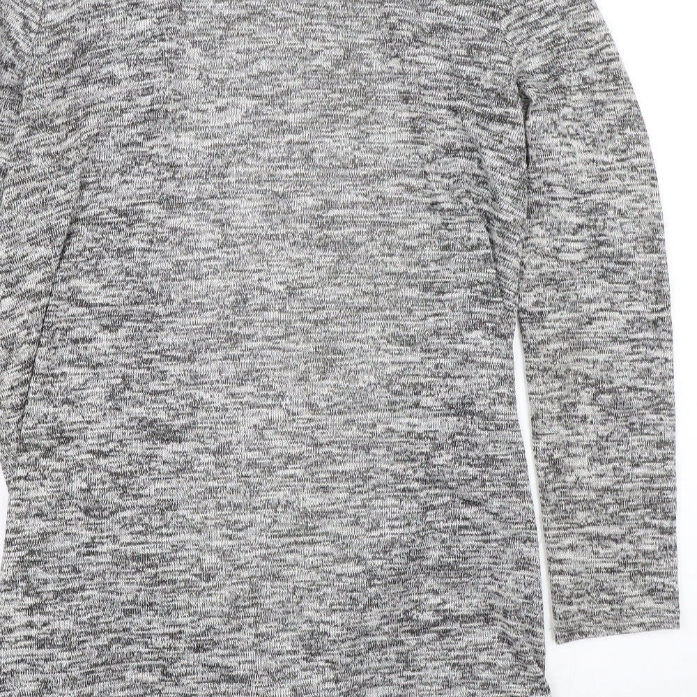 H&M Womens Grey   Cardigan Jumper Size M
