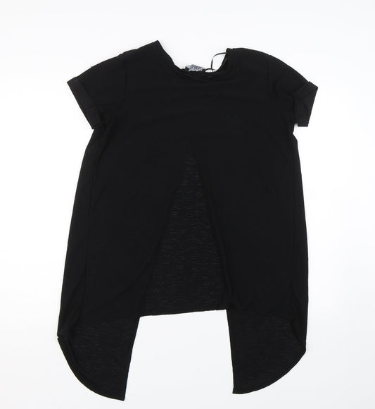 Select Womens Black   Basic T-Shirt Size 12