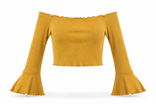 Better be Womens Yellow   Cropped T-Shirt Size S