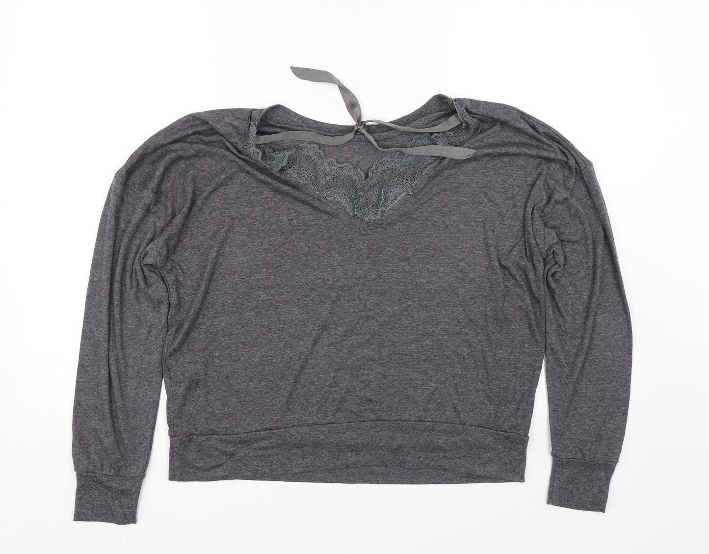 New Look Womens Grey   Basic T-Shirt Size 12