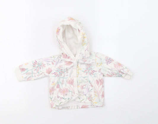 NEXT Girls White Polka Dot  Jacket  Size 3-6 Months