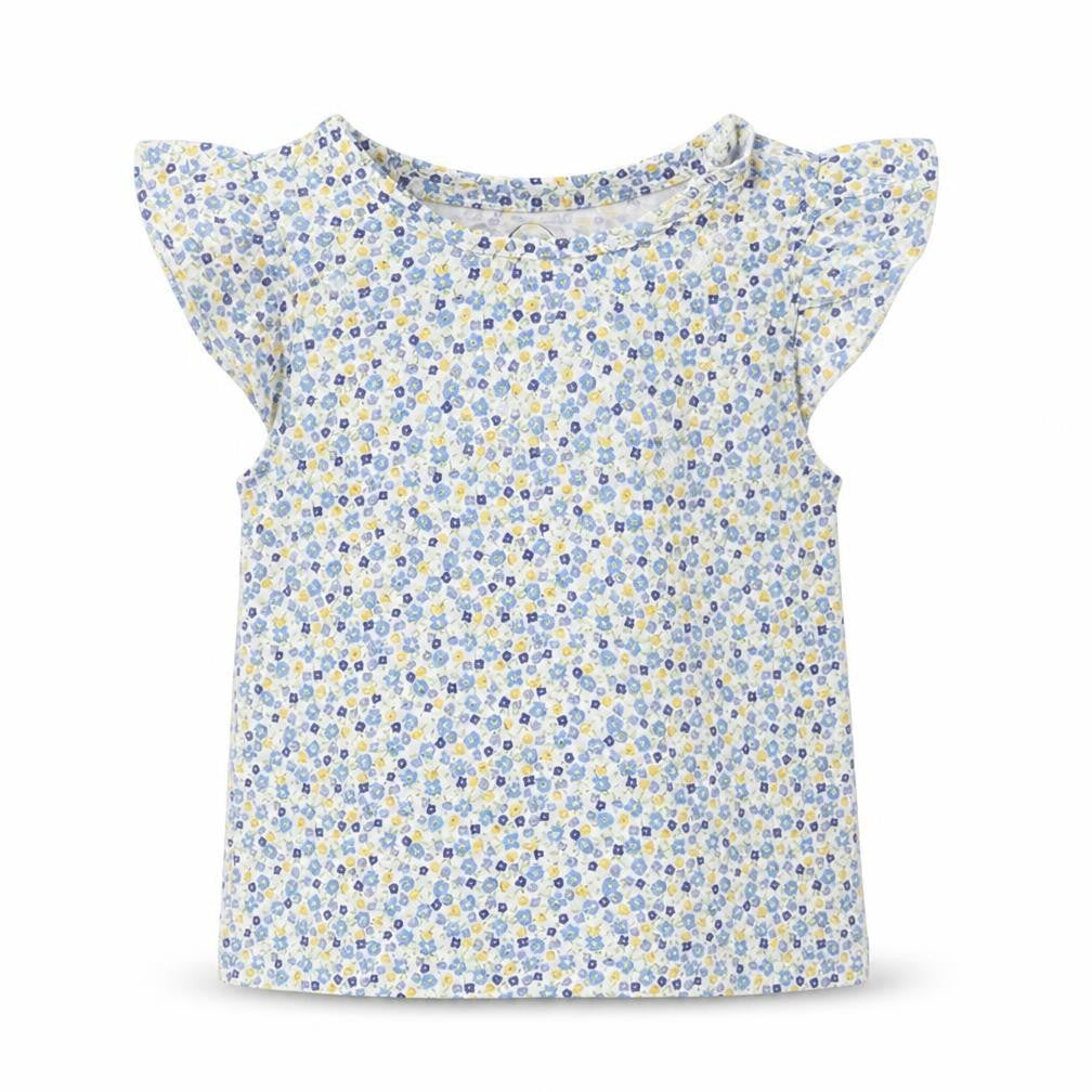 Mothercare Girls White Polka Dot  Basic T-Shirt Size 5 Years