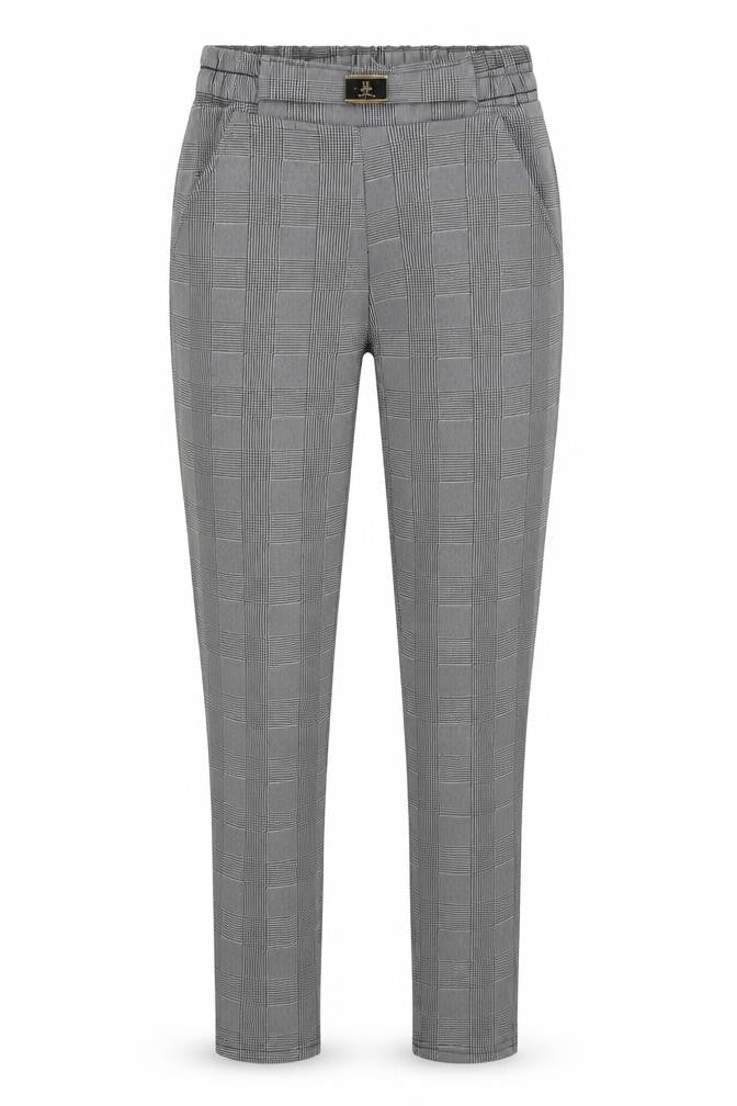Preworn Womens White Check  Trousers  Size S L29 in