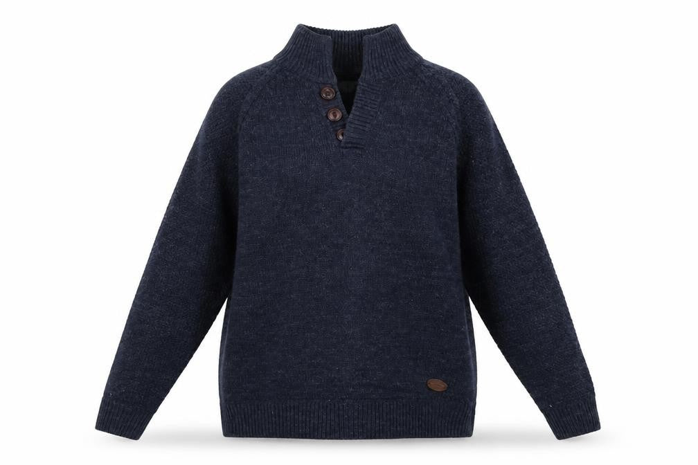 Matalan Womens Blue  Knit Pullover Sweatshirt Size M