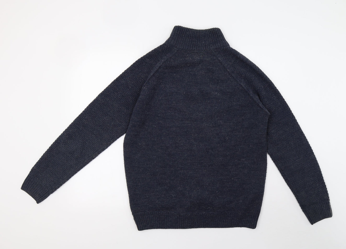 Matalan Womens Blue  Knit Pullover Sweatshirt Size M