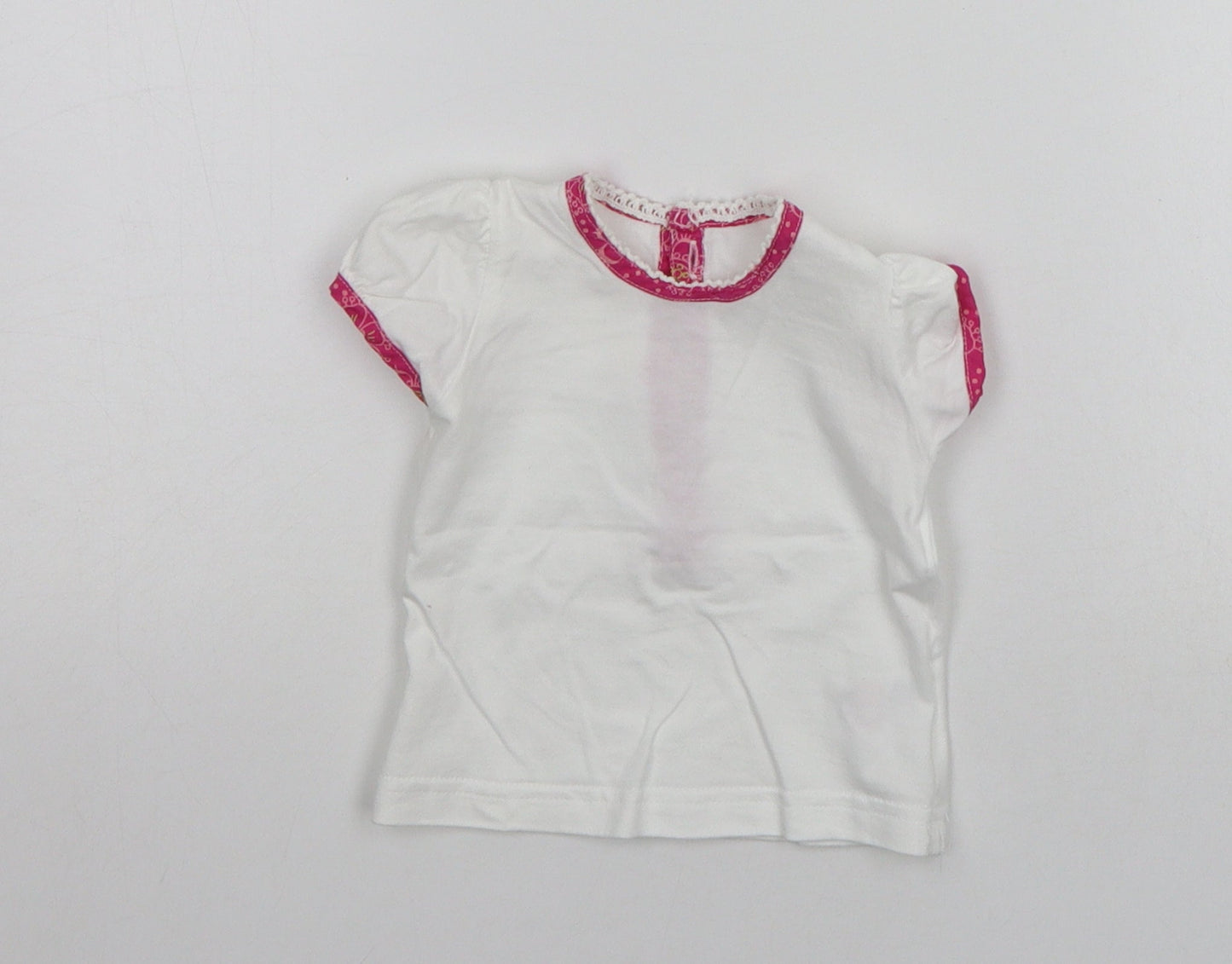 Matalan Baby White   Basic T-Shirt Size 0-3 Months