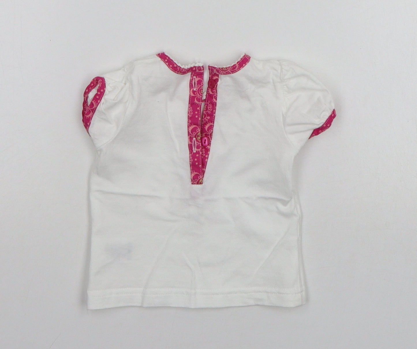 Matalan Baby White   Basic T-Shirt Size 0-3 Months