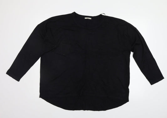 TU Womens Black   Pullover Jumper Size 20