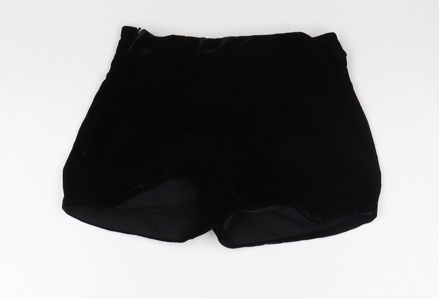 Marks and Spencer Girls Black   Cut-Off Shorts Size 6-7 Years