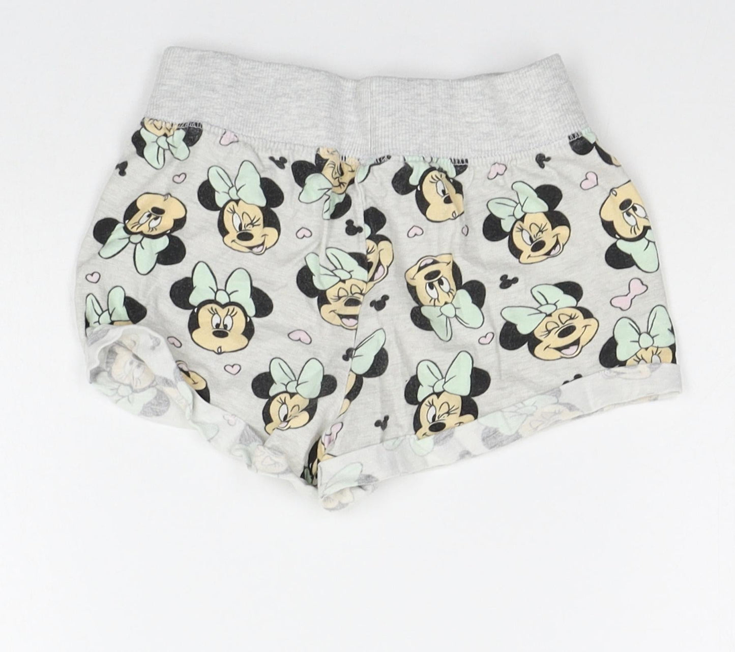 Primark Girls Grey Geometric  Top Robe & Gown Set Size 2-3 Years  - mini mouse