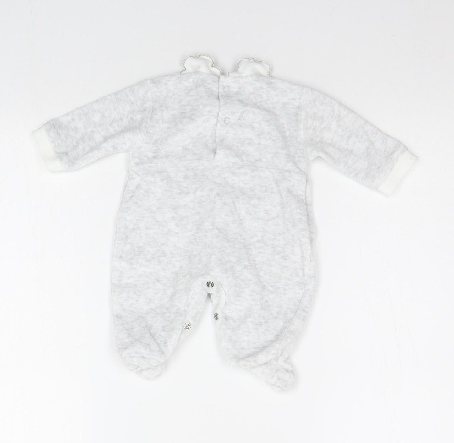 Cutie Pie Baby Grey   Babygrow One-Piece Size Newborn