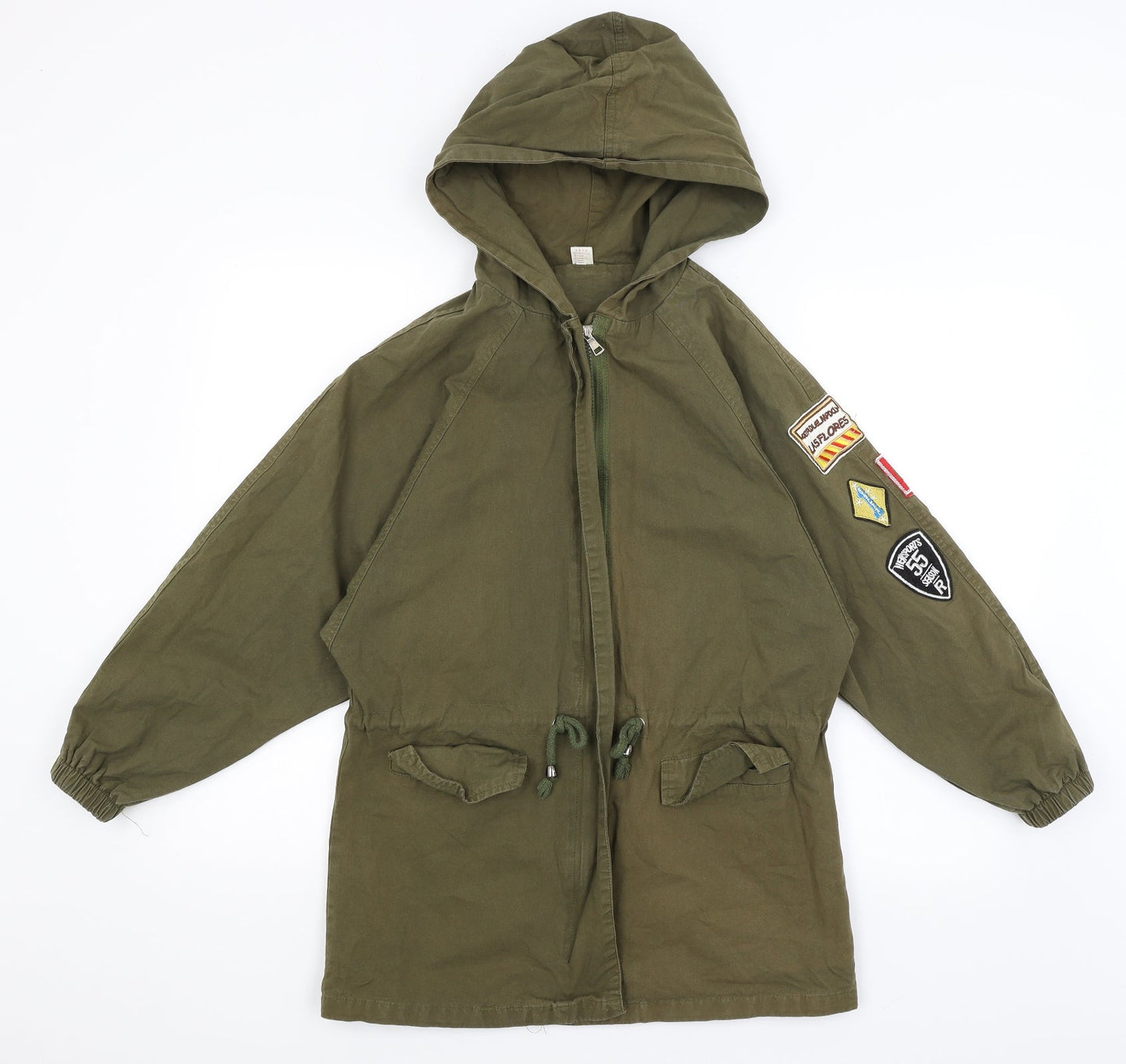 Preworn Womens Green   Overcoat Coat Size S