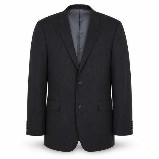 Taylor & Wright Mens Black Striped  Jacket Blazer Size L
