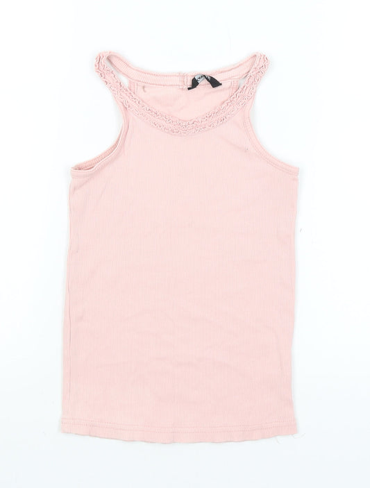 George Girls Pink   Basic Tank Size 8-9 Years