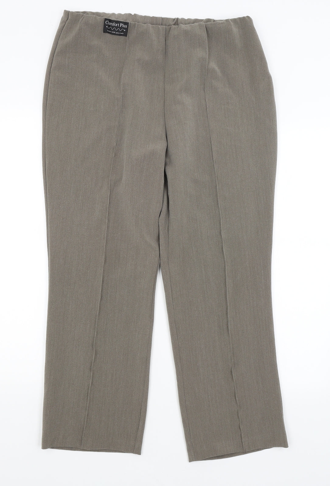 Sarah Hamilton Womens Brown   Trousers  Size 14 L25.5 in