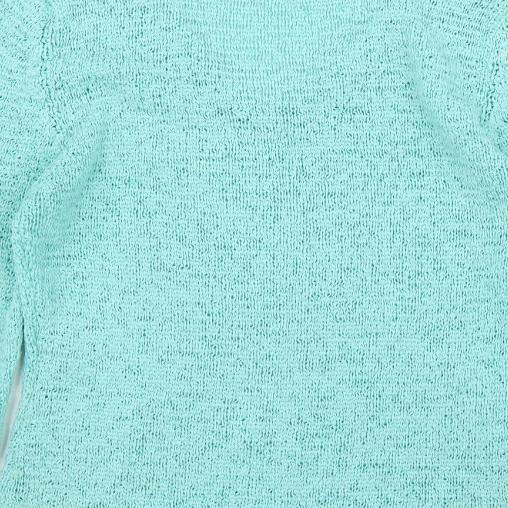 Tina Taylor Womens Green   Basic Blouse Size M