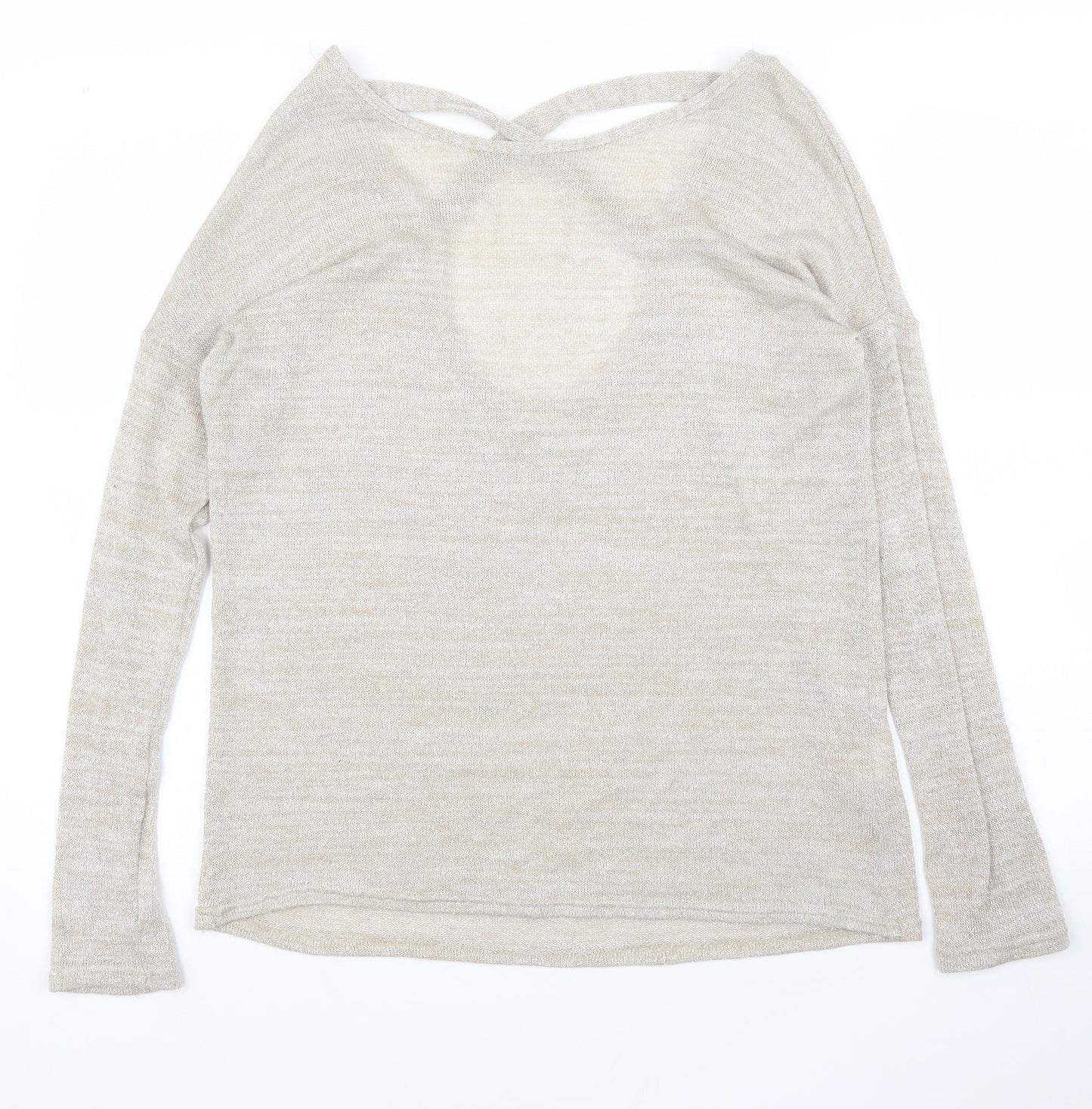 River Island Womens Beige   Basic Blouse Size 8