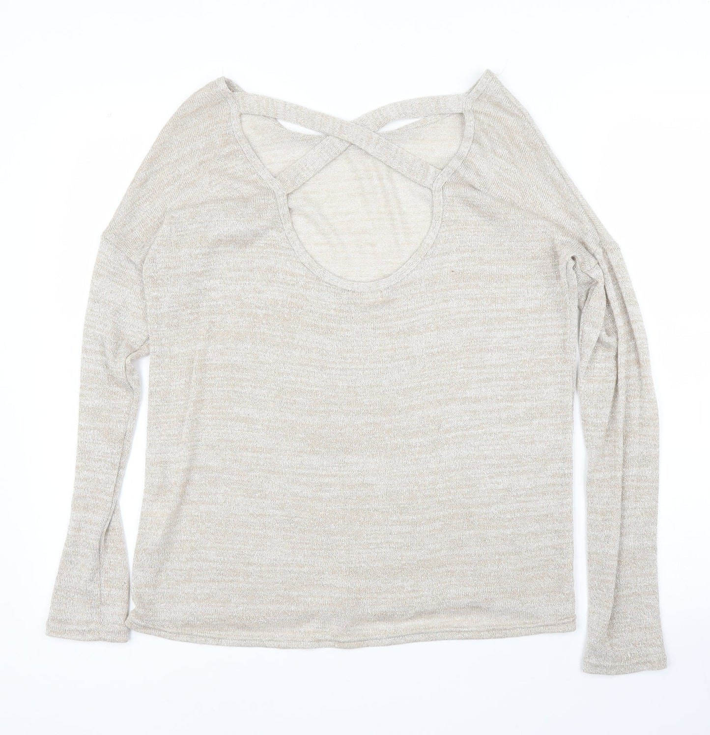 River Island Womens Beige   Basic Blouse Size 8