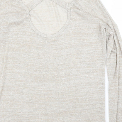River Island Womens Beige   Basic Blouse Size 8