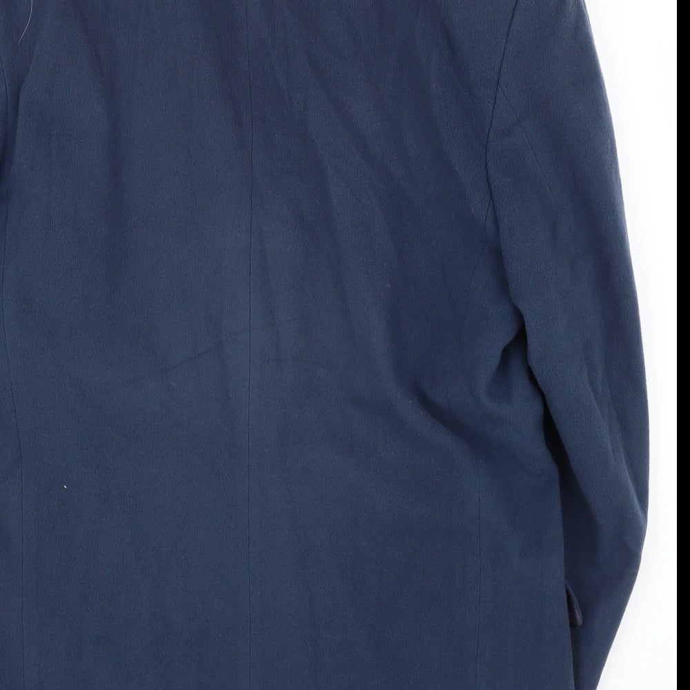 Alexandra Mens Blue  Fleece Jacket Suit Jacket Size 42