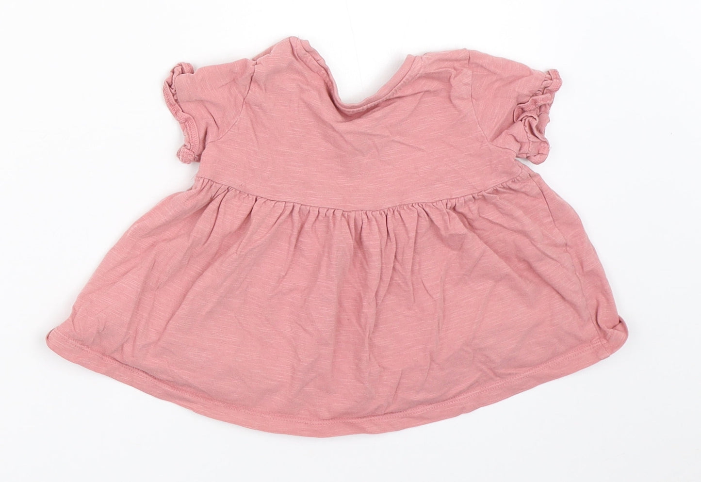 TU Girls Pink   Basic T-Shirt Size 12-18 Months