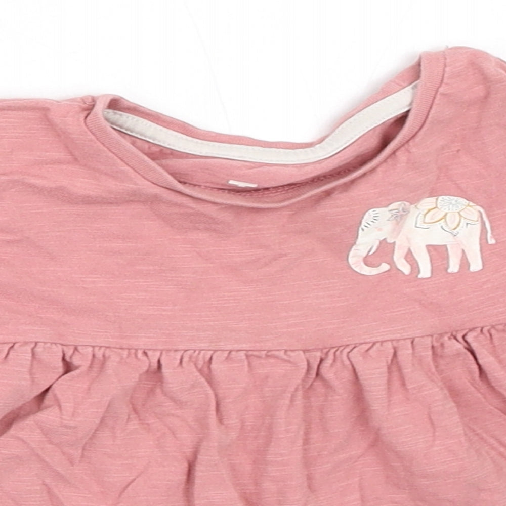 TU Girls Pink   Basic T-Shirt Size 12-18 Months