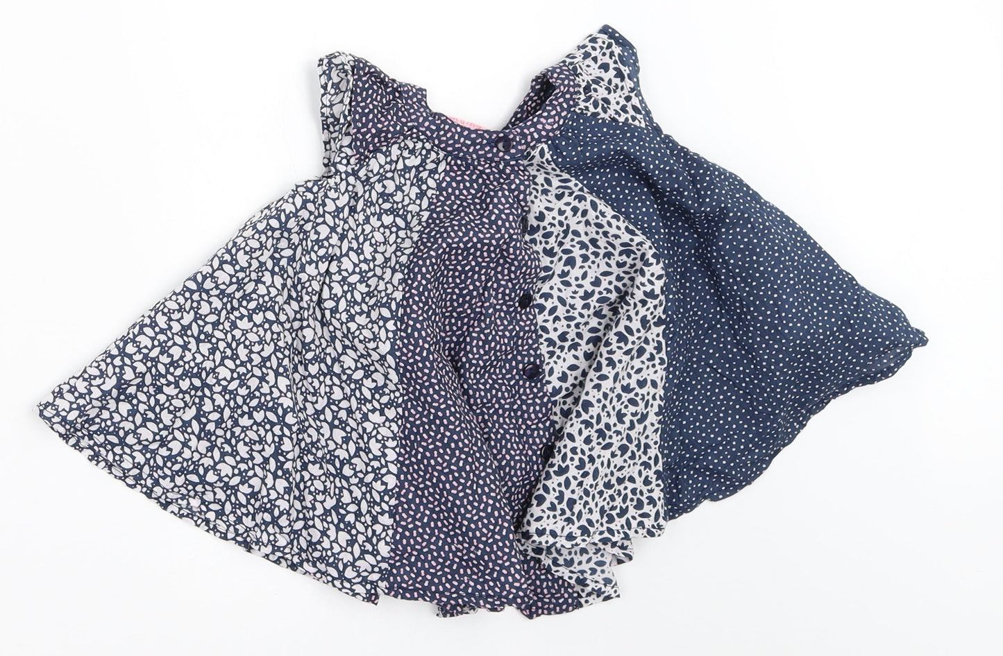 Mini Me Girls Blue   Fit & Flare  Size 0-3 Months