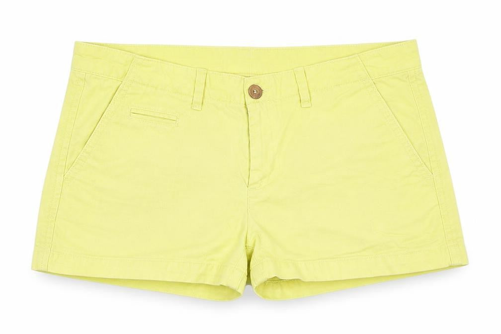 Gap Womens Yellow   Chino Shorts Size 4