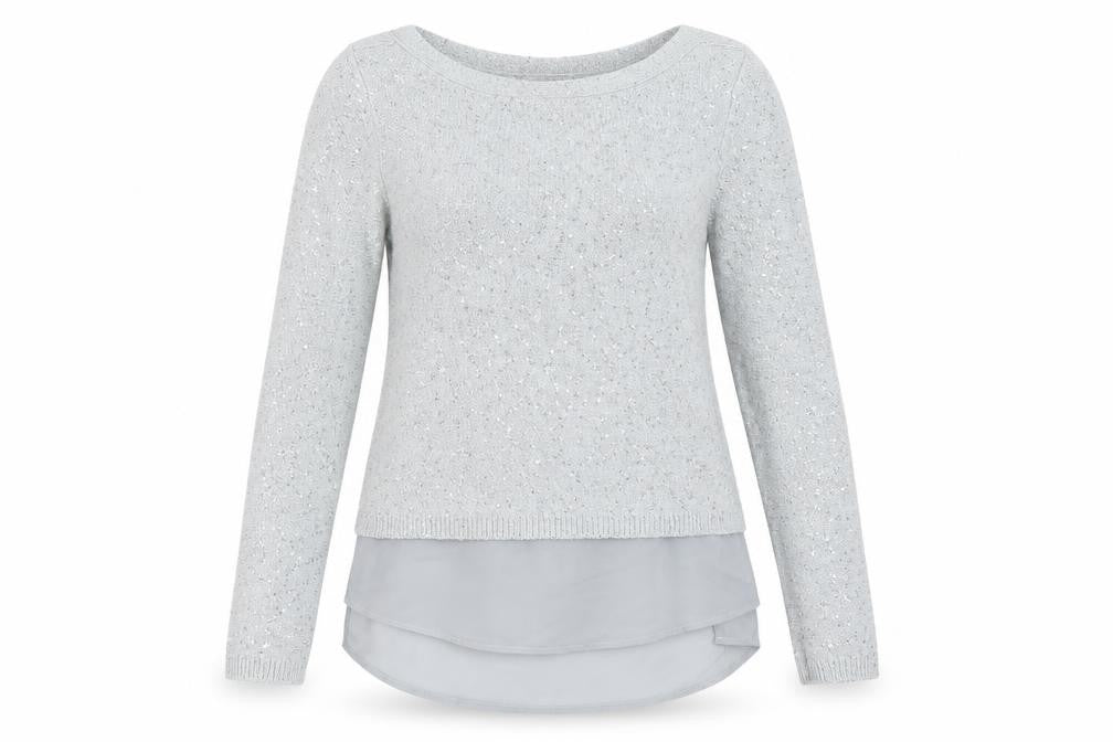 Oasis Womens Grey   Pullover Jumper Size XS