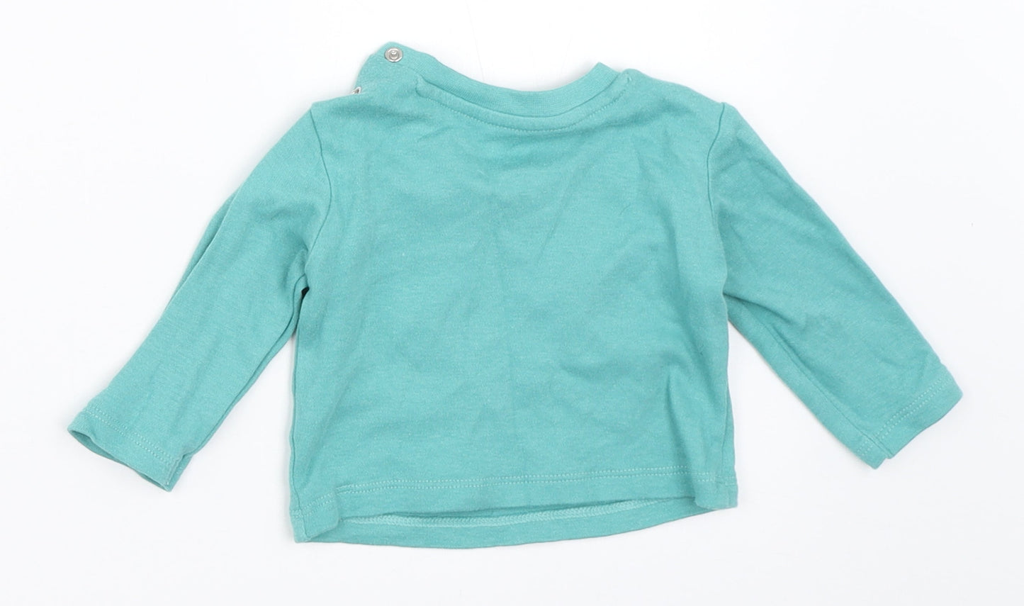Very Girls Blue   Basic T-Shirt Size 0-3 Months