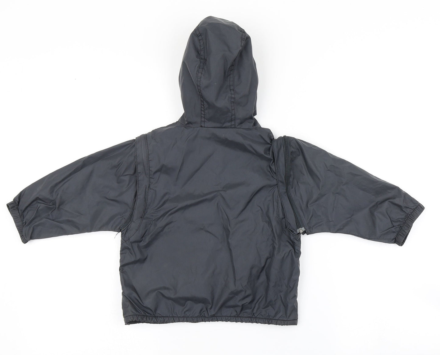 Marks and Spencers Boys Grey   Rain Coat Coat Size 6-9 Months