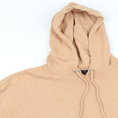 Preloved FOREVER 21 Womens Beige   Pullover Hoodie Size M - Detail