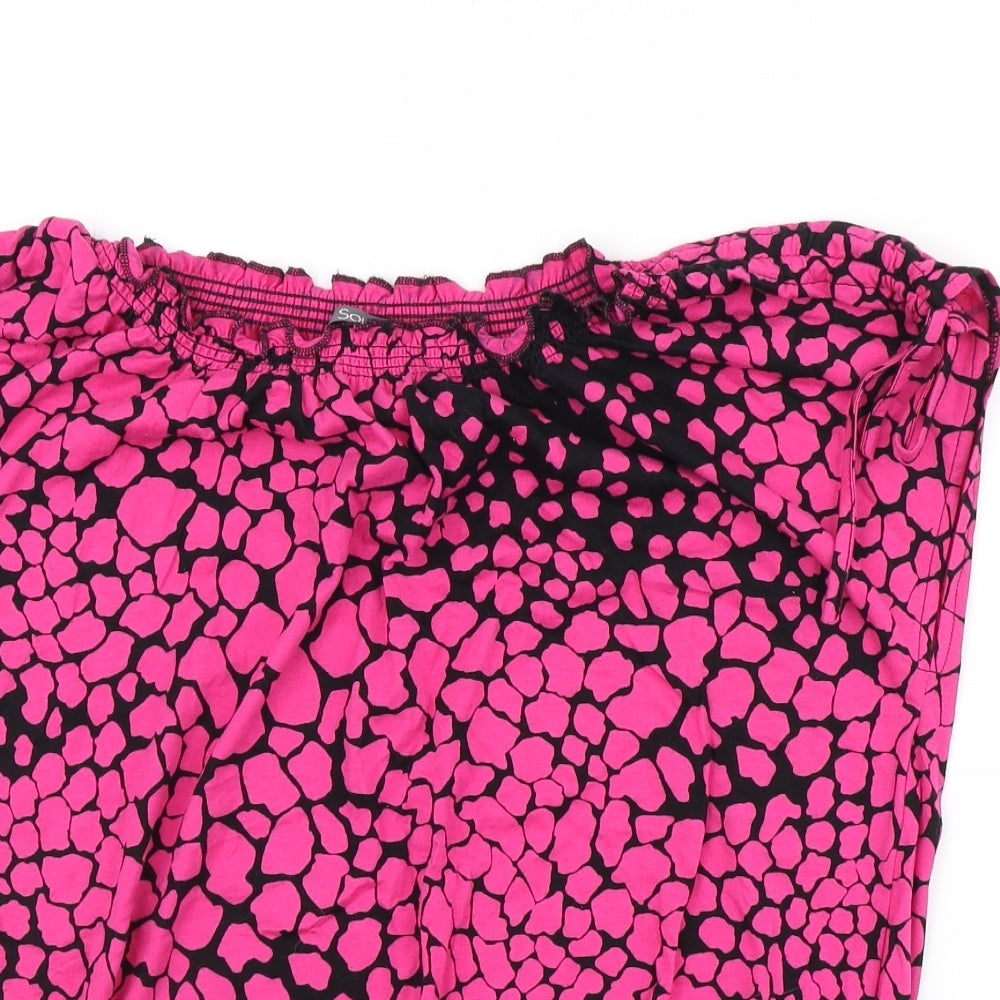 South Womens Multicoloured Polka Dot  Basic Blouse Size 16