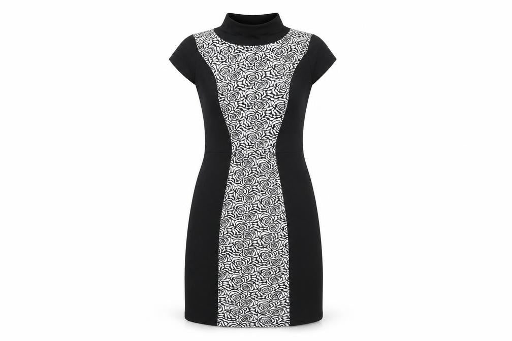 George Womens Black Floral  Bodycon  Size 10