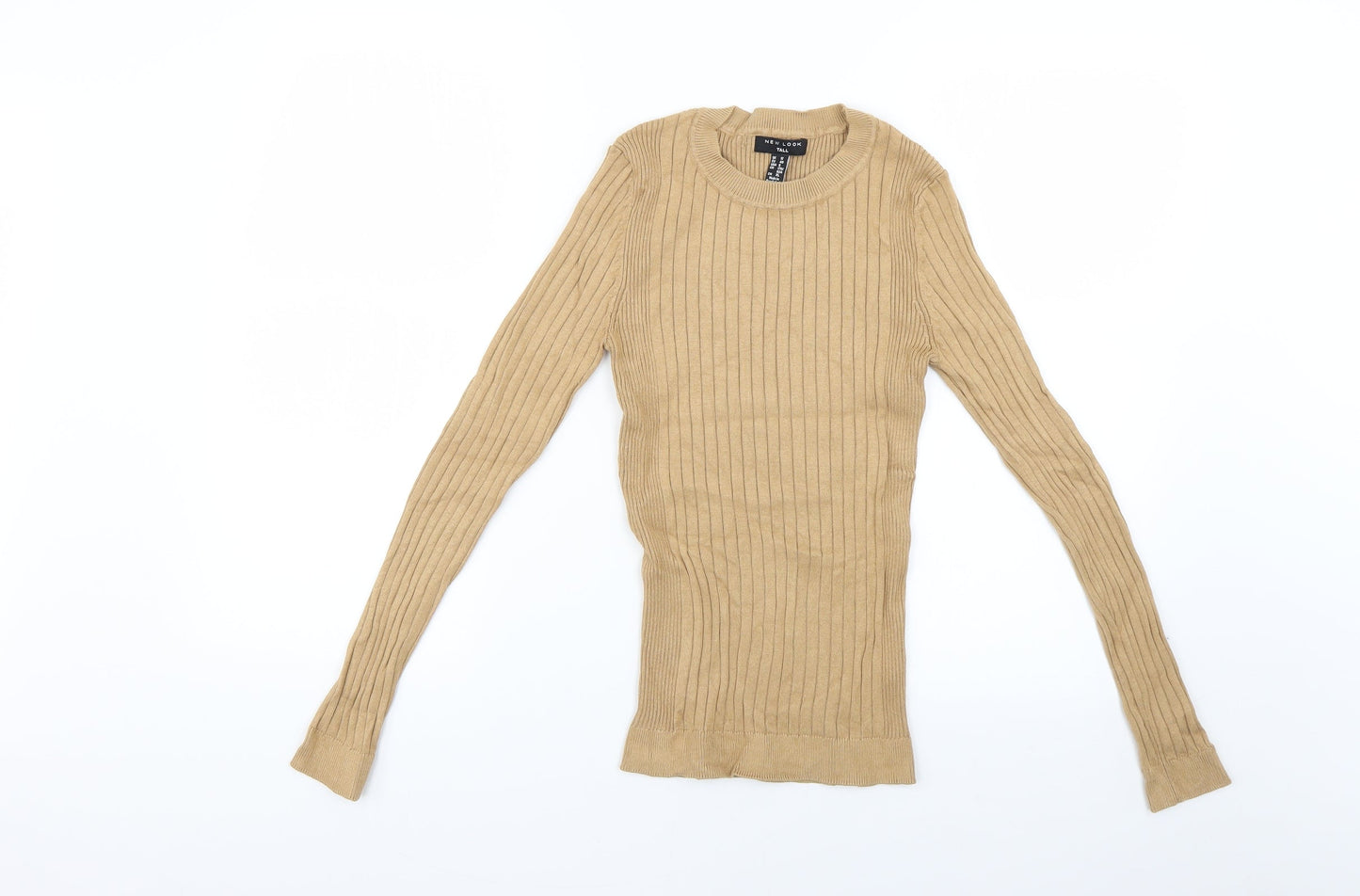 New Look Womens Beige   Basic Blouse Size 12