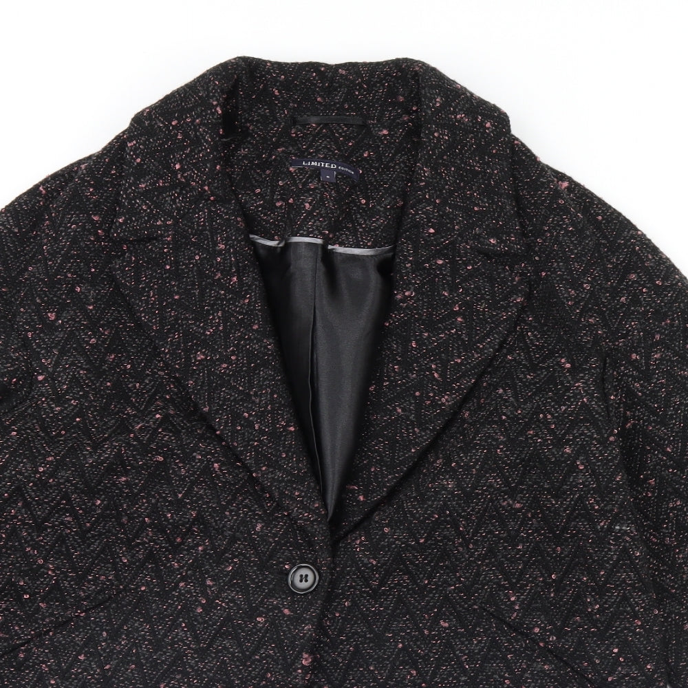 m&s Womens Black   Jacket  Size 8