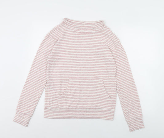 Love to lounge Womens Pink Striped  Pullover Jumper Size XS