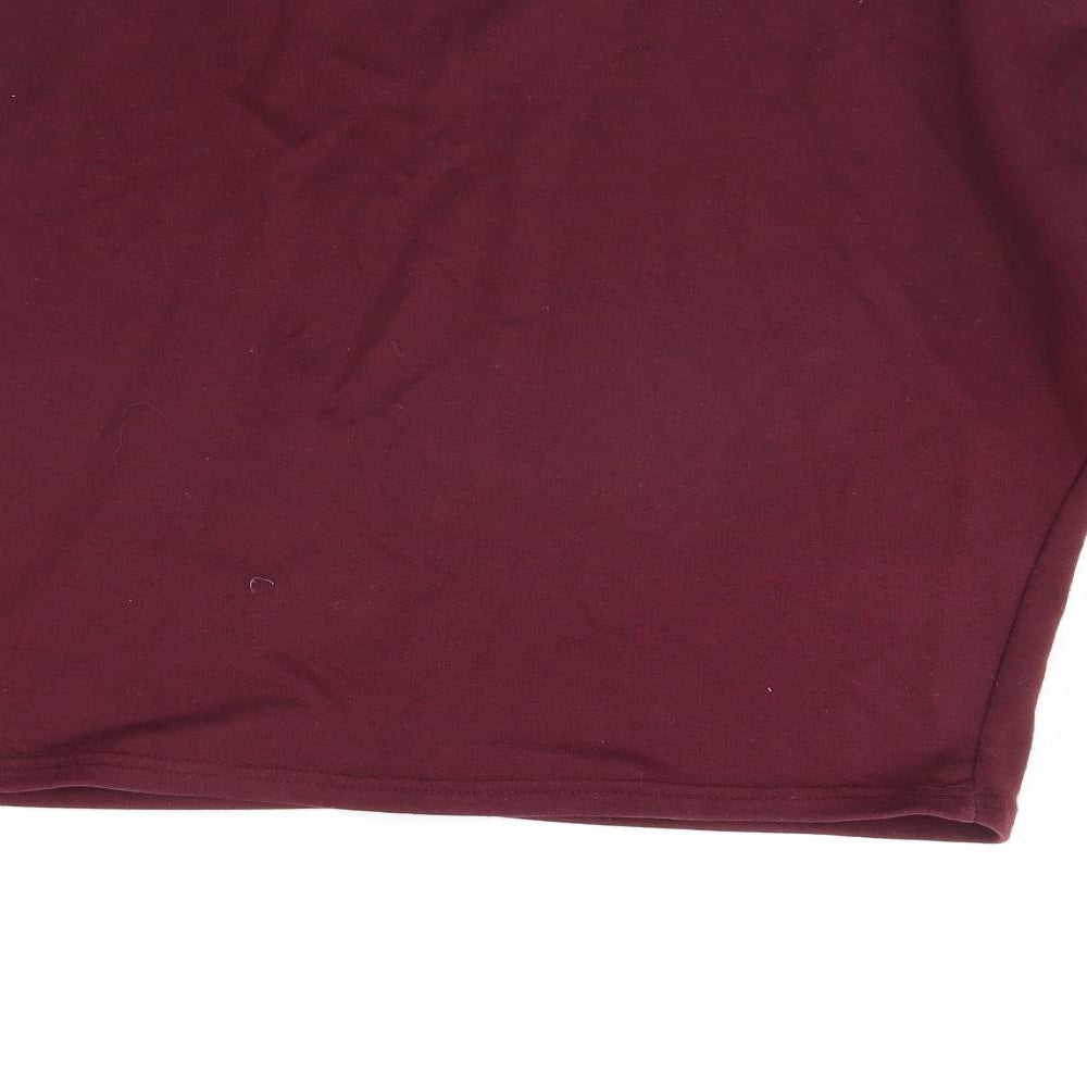 New Look Womens Red   Pullover Jumper Size 10