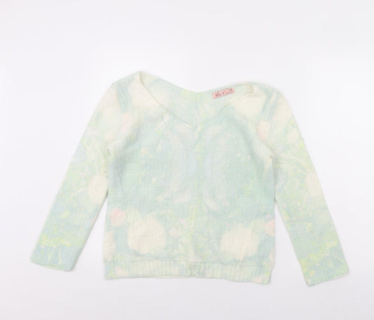 ALICE V Womens Green   Pullover Jumper Size S