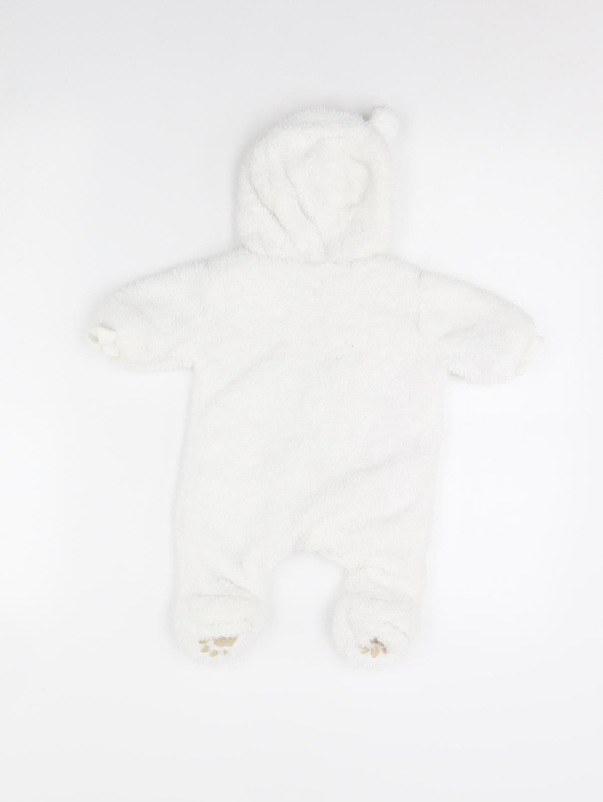 F&F Baby White   Babygrow One-Piece Size 0-3 Months