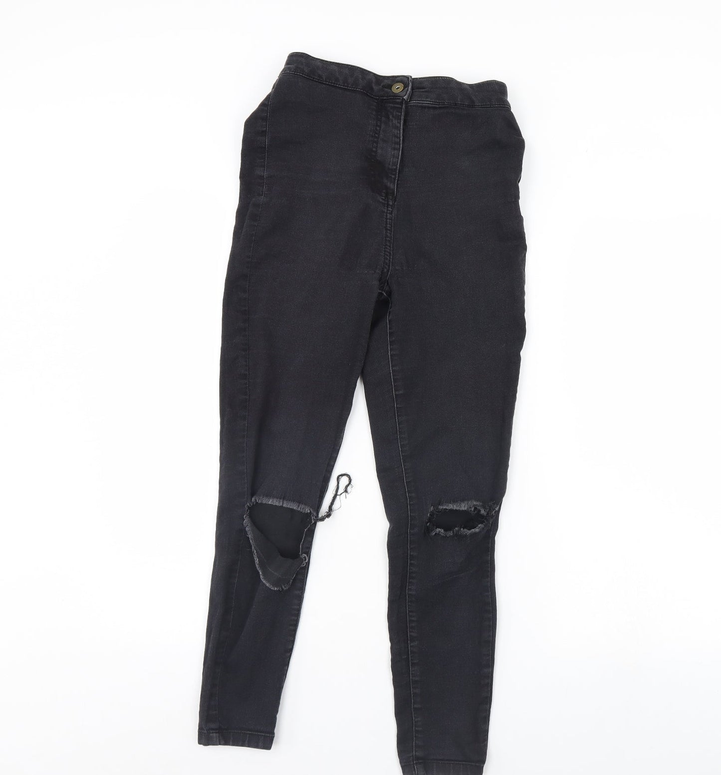COLLUSION Womens Black  Denim Skinny Jeans Size 26 in L28 in