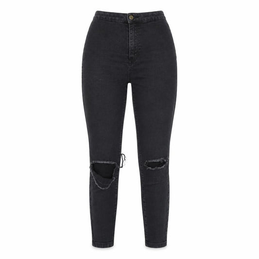 COLLUSION Womens Black  Denim Skinny Jeans Size 26 in L28 in