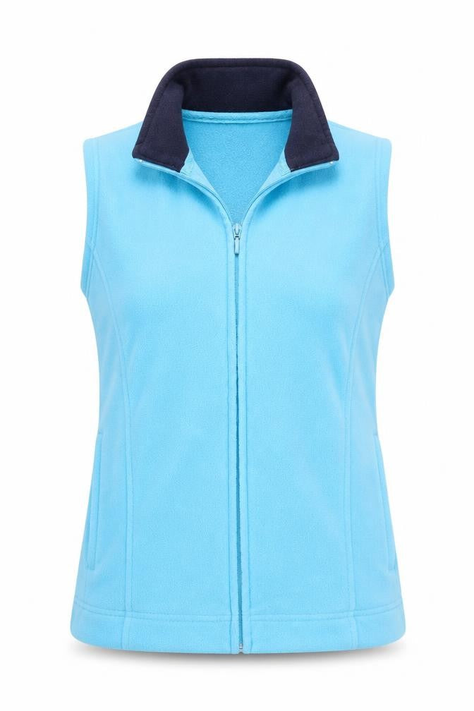 Isle  Womens Blue   Gilet Coat Size M