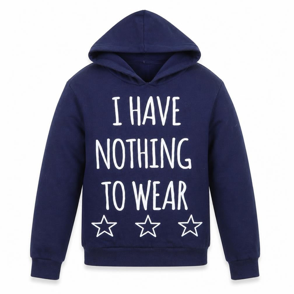Love to sleep  Womens Blue   Pullover Hoodie Size 8