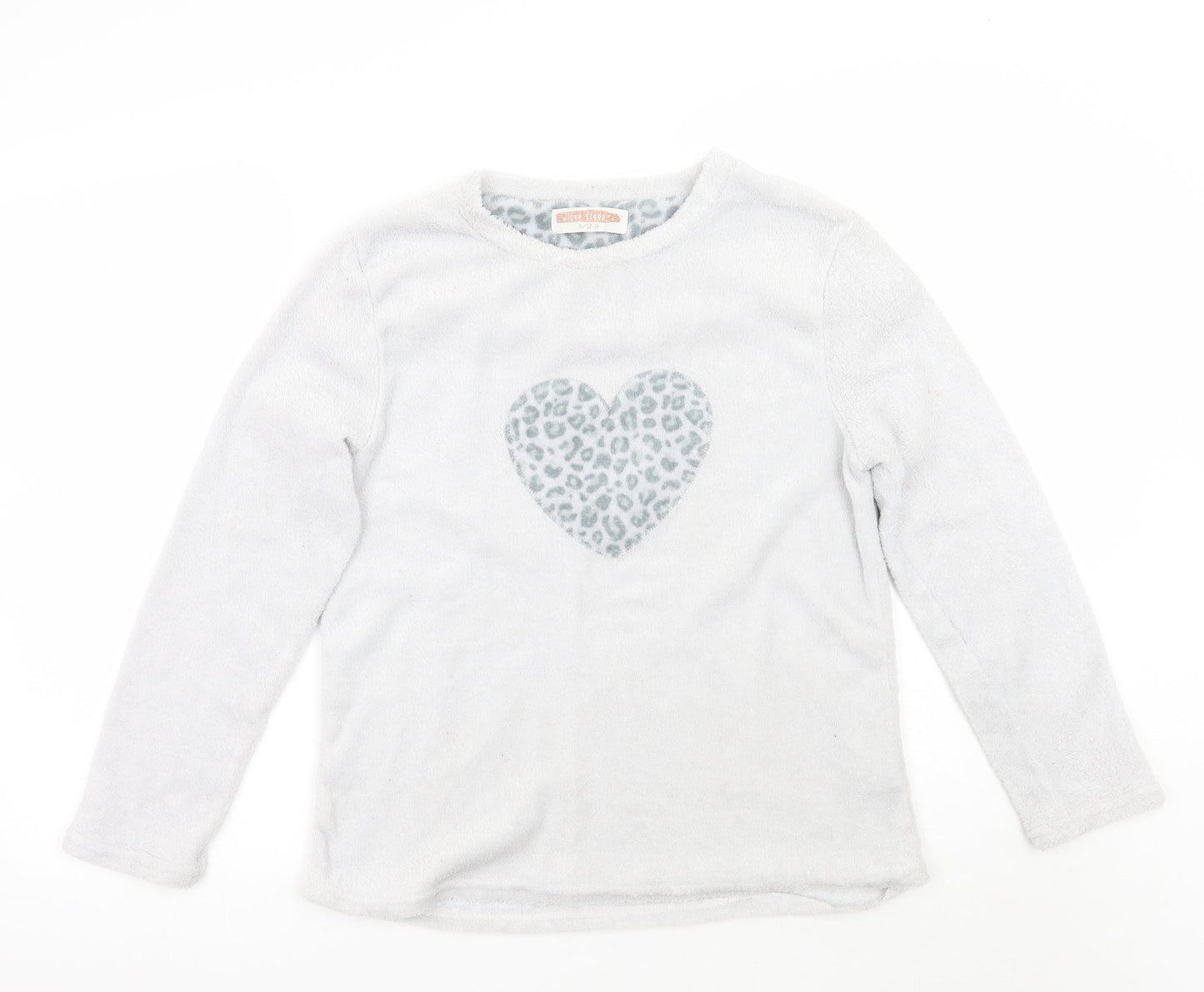 Love sleep  Womens Grey Animal Print  Pullover Jumper Size 12