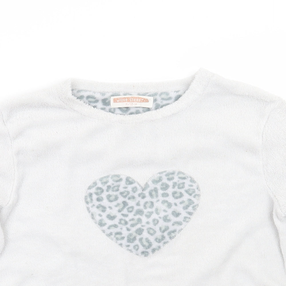 Love sleep  Womens Grey Animal Print  Pullover Jumper Size 12