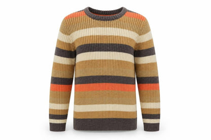 Pep&Co Girls Multicoloured Striped  Pullover Jumper Size 7-8 Years